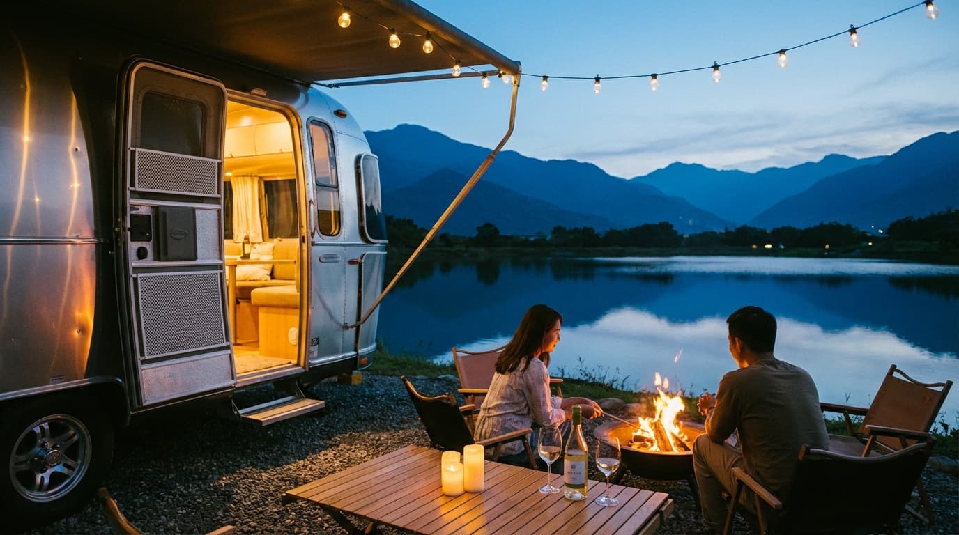 花蓮露營車推薦：不用搭帳篷的豪華 Glamping 體驗